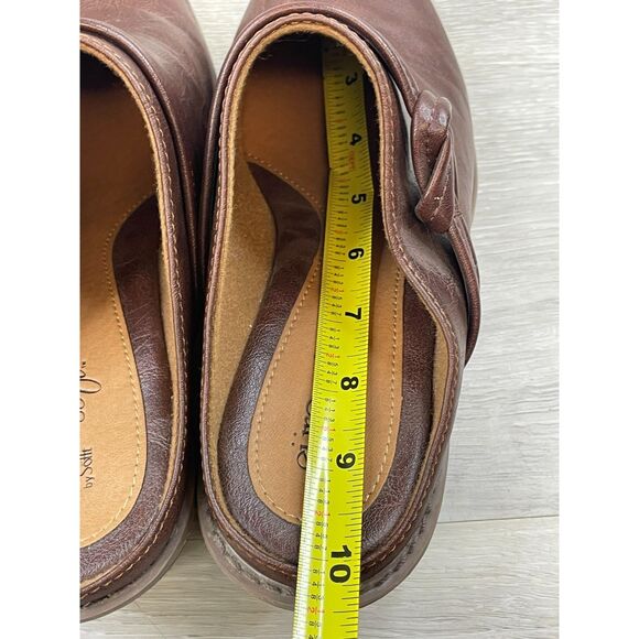 Sofft Eurosoft Amelia Women's Mule Clog Slip-On Leather 9 Brown Comfort Shoes - Picture 11 of 11